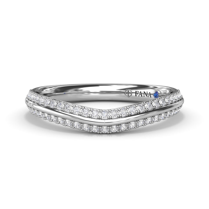 Curved Diamond Band