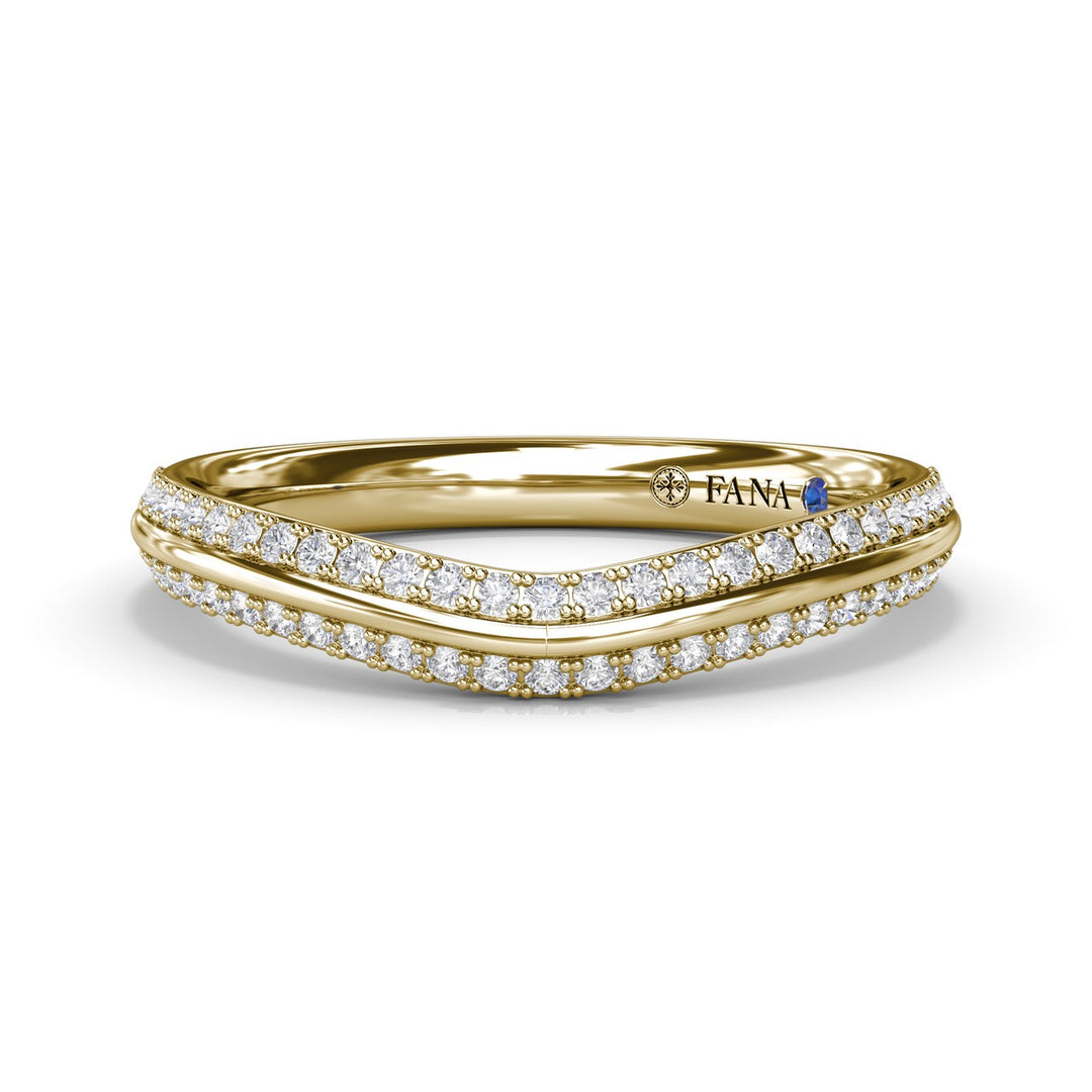 Curved Diamond Band