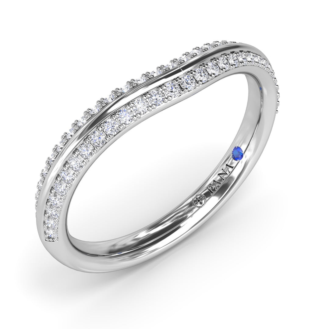Curved Diamond Band