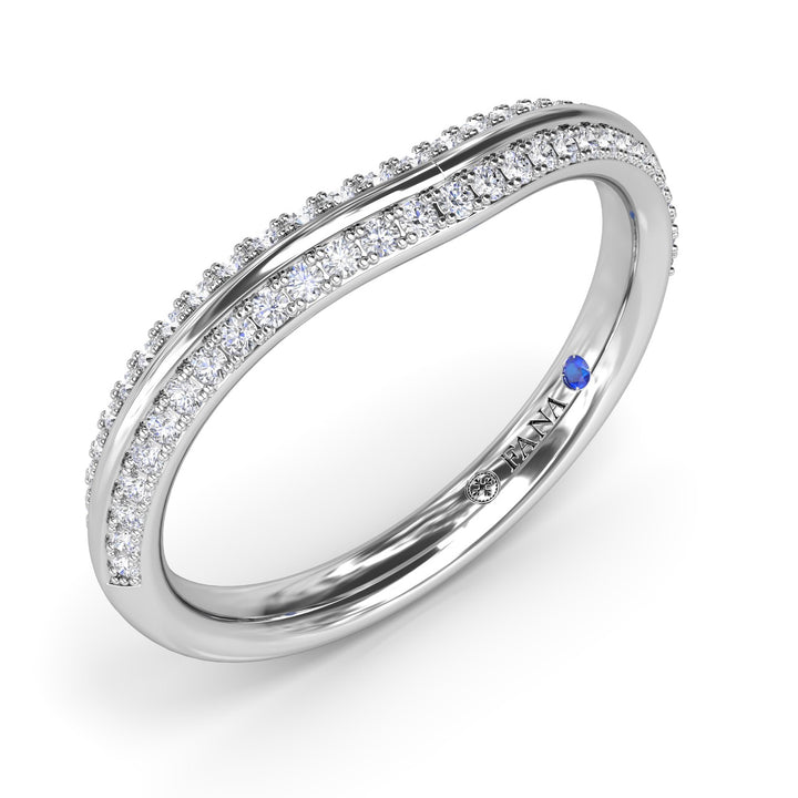 Curved Diamond Band