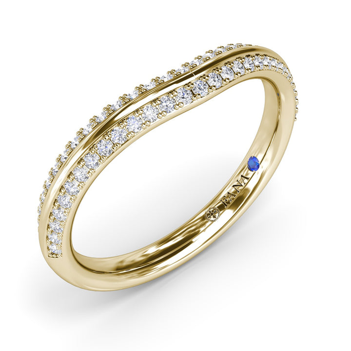 Curved Diamond Band
