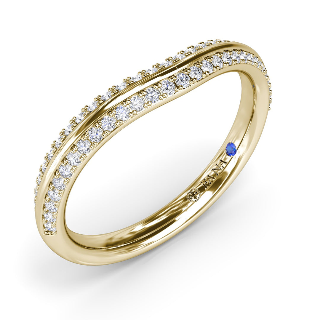 Curved Diamond Band