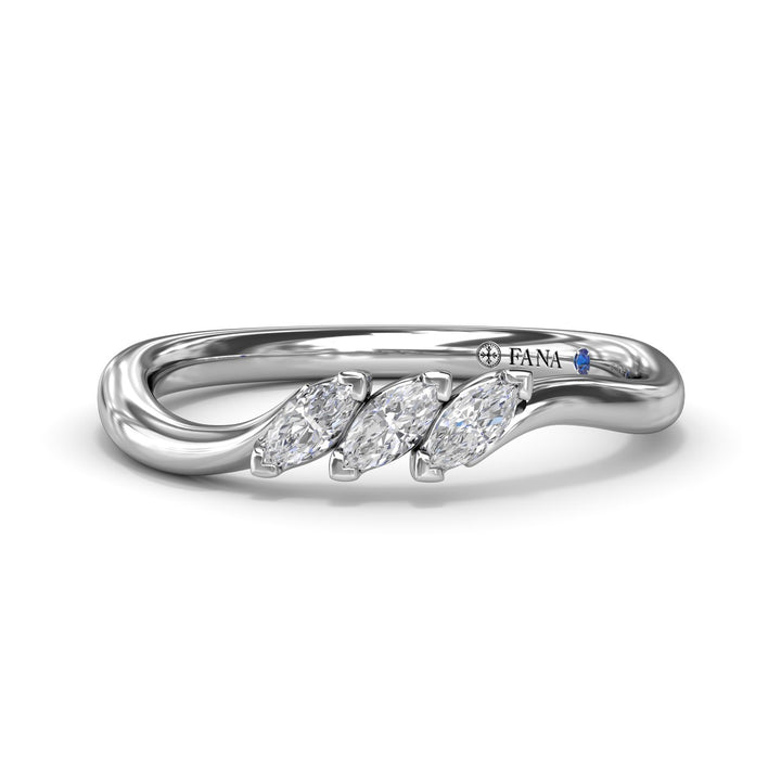 Marquise Diamond Band