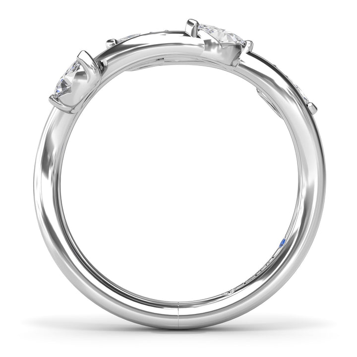 Vine-Inspired Marquise Diamond Band