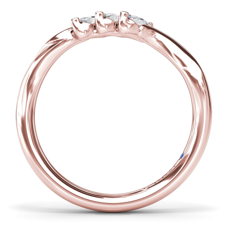 Marquise Diamond Wedding Band