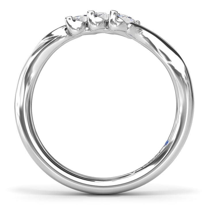 Marquise Diamond Wedding Band