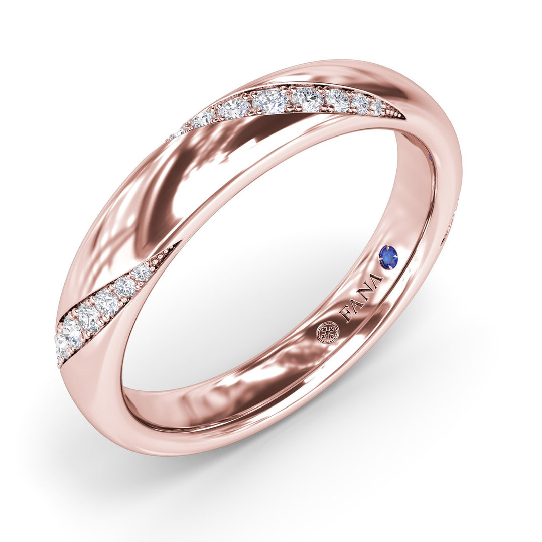 PavÃ© Twist Diamond Band