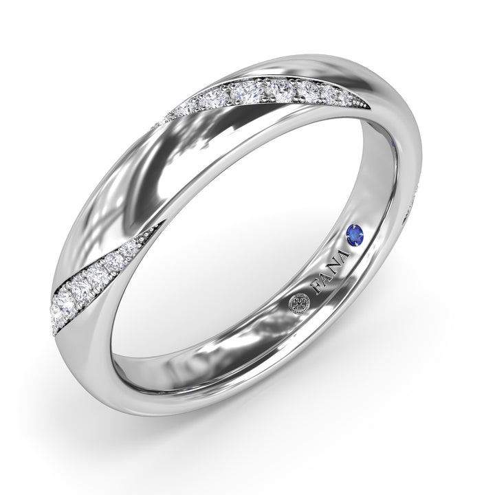 PavÃ© Twist Diamond Band