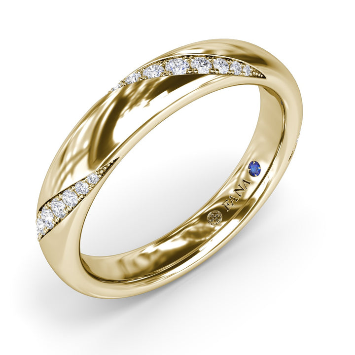 PavÃ© Twist Diamond Band