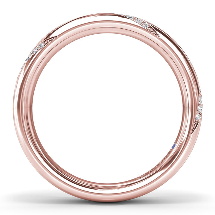 PavÃ© Twist Diamond Band