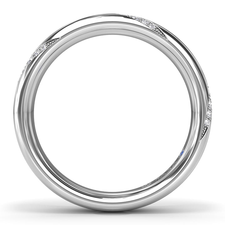 PavÃ© Twist Diamond Band