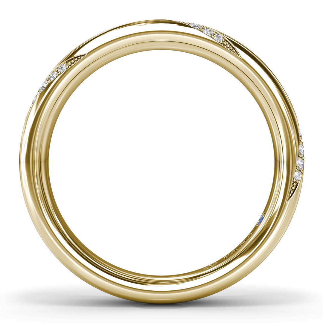 PavÃ© Twist Diamond Band