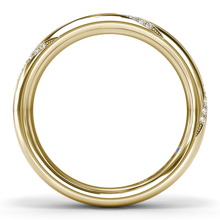 PavÃ© Twist Diamond Band