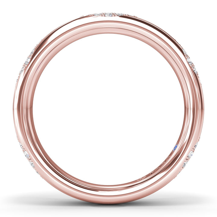 Modern PavÃ© Diamond Band
