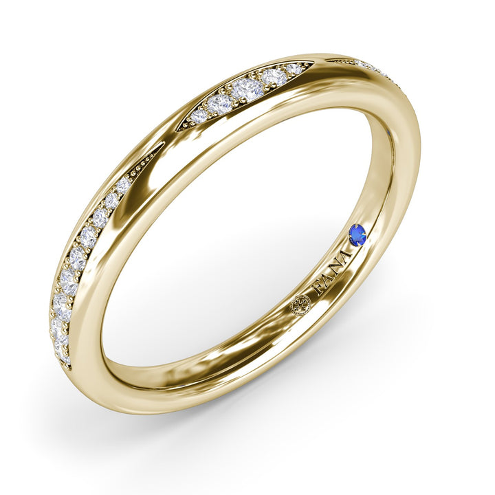 Modern Beaded Diamond Band