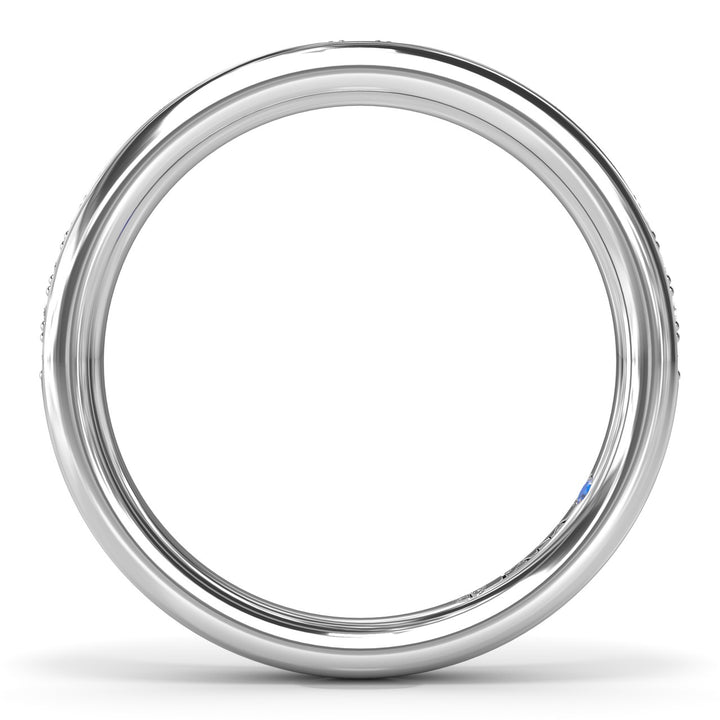 Modern Beaded Diamond Band