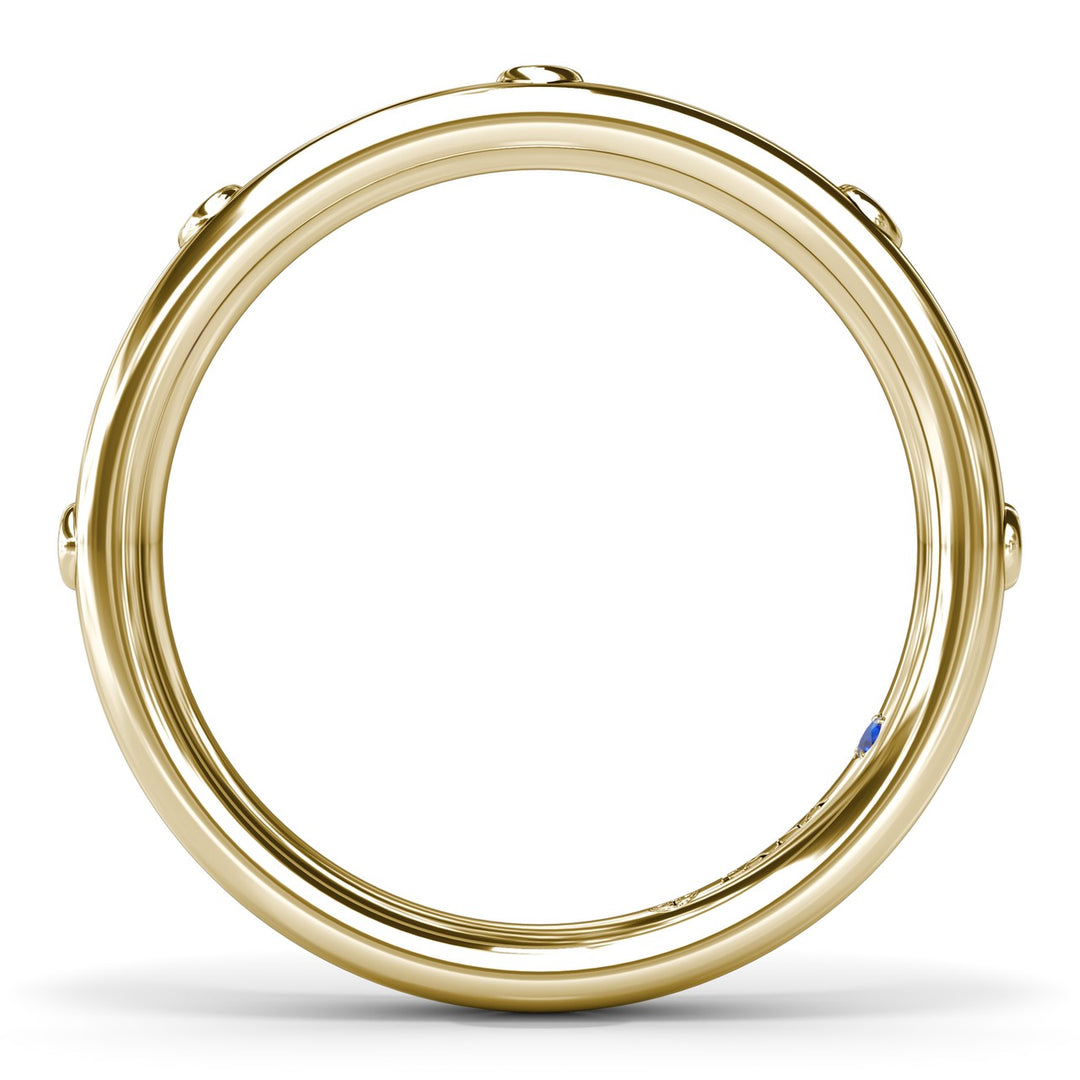 Bezel Set Round Diamond Band
