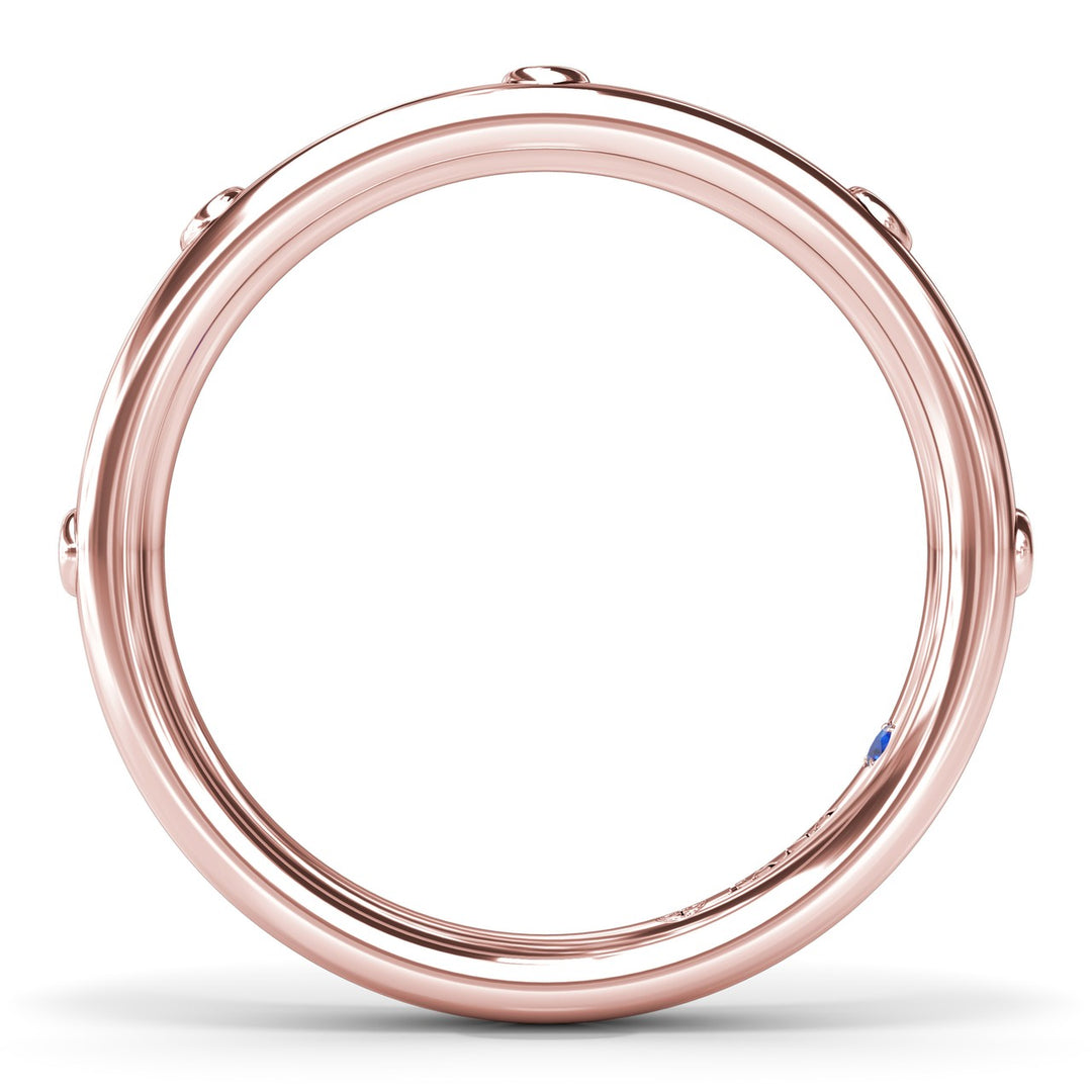 Bezel Set Round Diamond Band