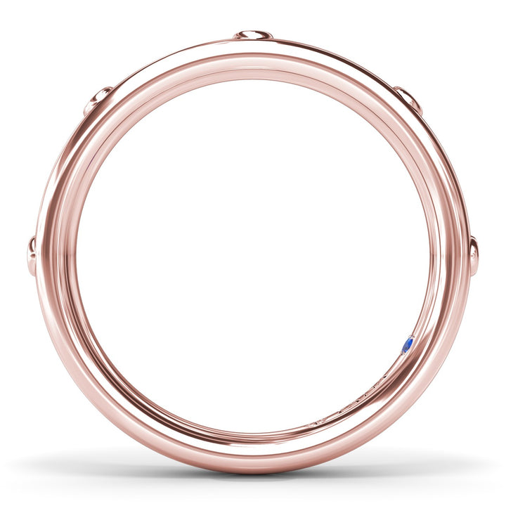 Bezel Set Round Diamond Band