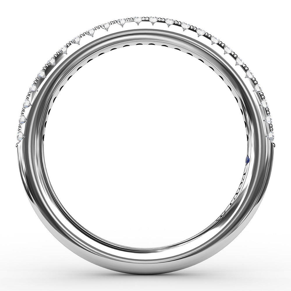 Split Prong Diamond Anniversary Band