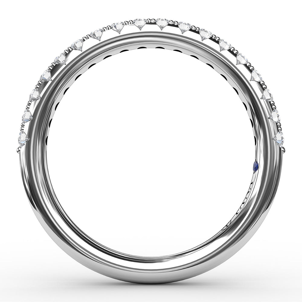 Delicate Pave Diamond Anniversary Band