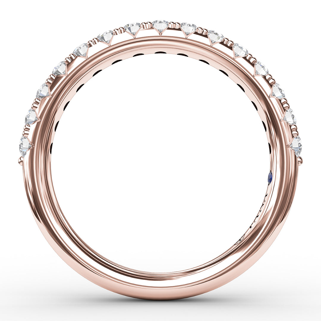 Pave Diamond Anniversary Band