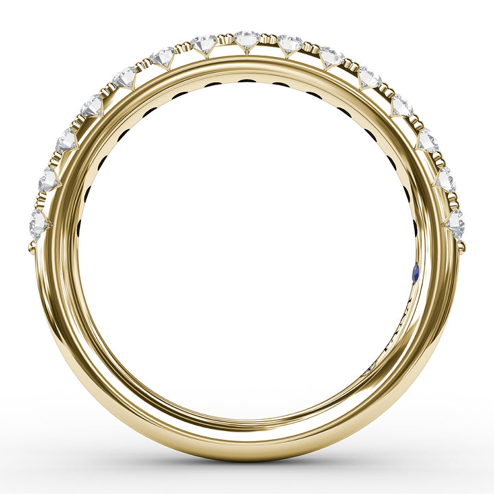 Pave Diamond Anniversary Band