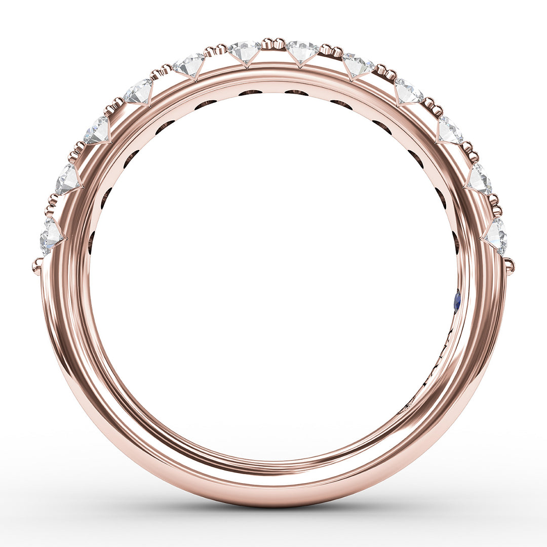 Pave Diamond Anniversary Band