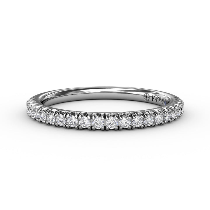 Delicate Modern Pave Anniversary Band