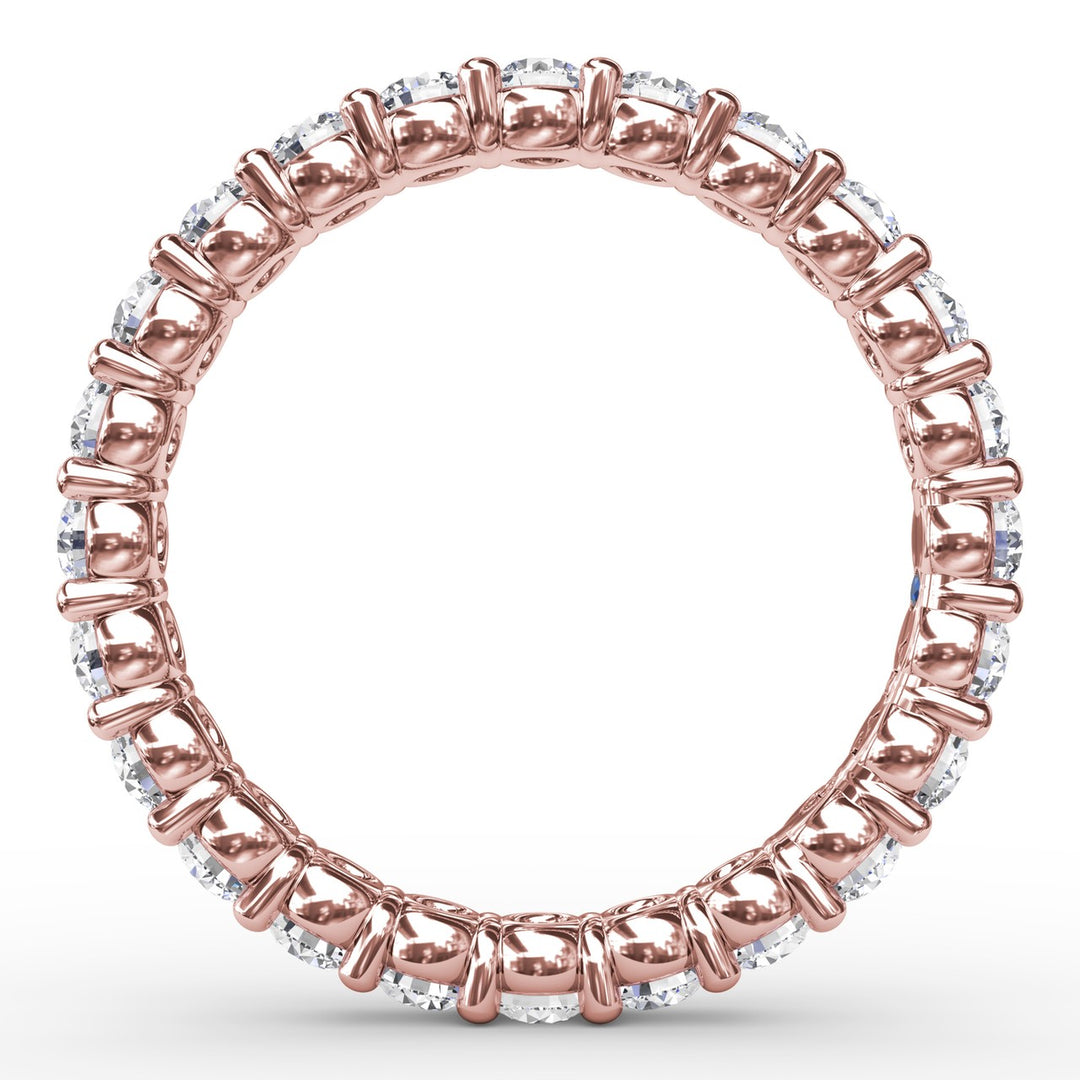 Shared Prong Eternity Band
