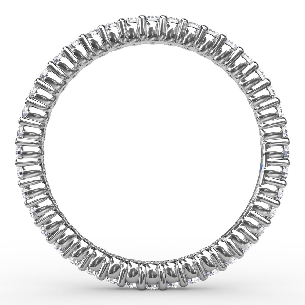 Classic Round Shared Prong Eternity Band