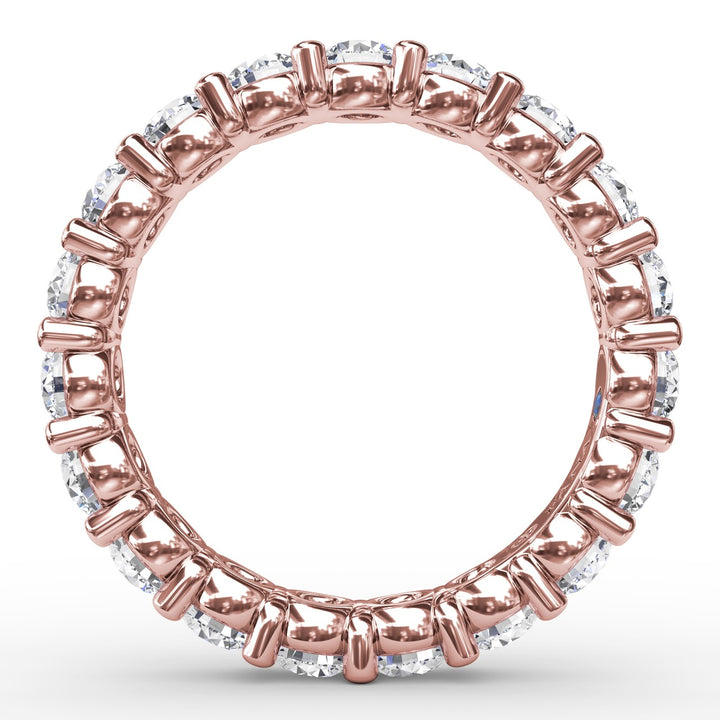 Chunky Shared Prong Eternity Band