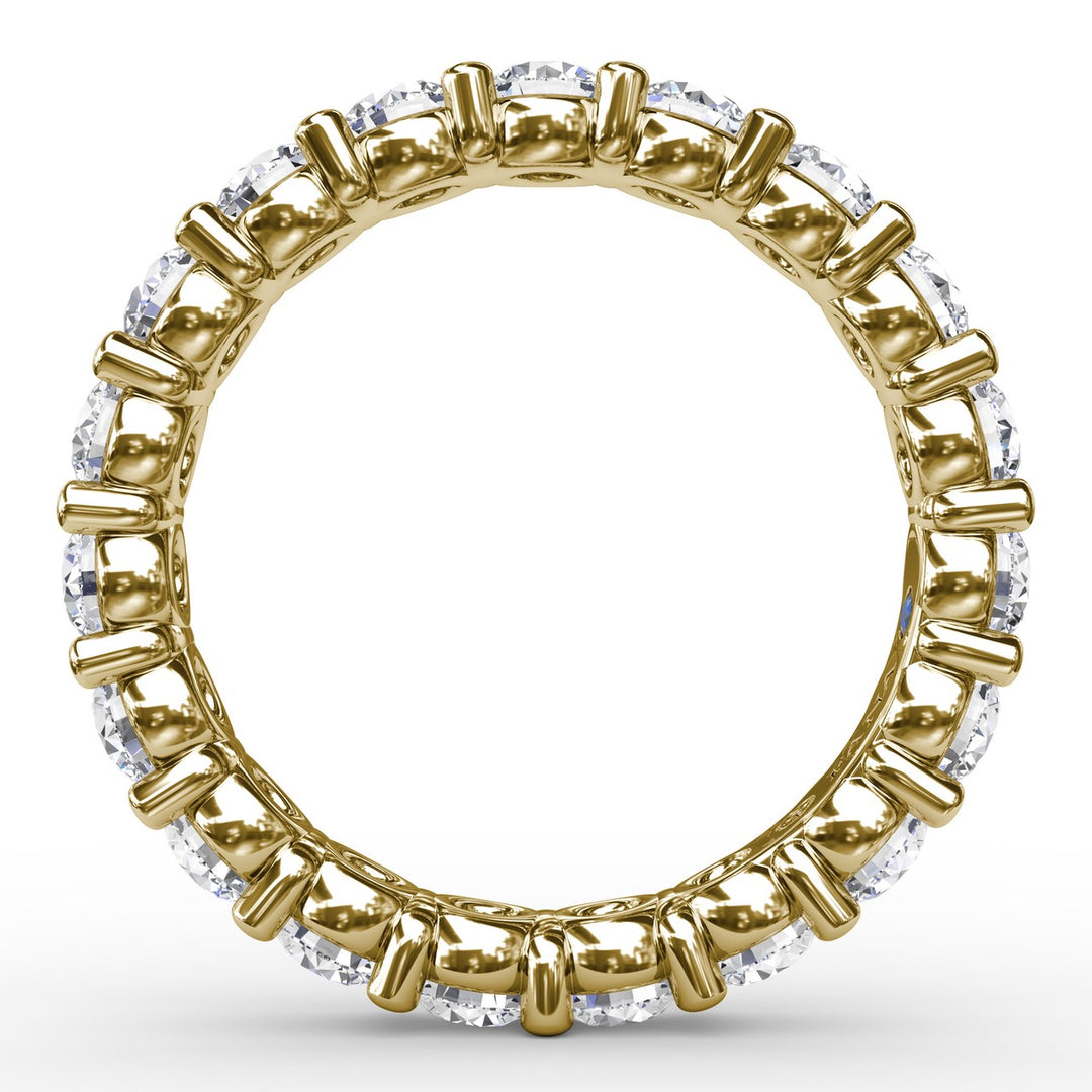 Chunky Shared Prong Eternity Band