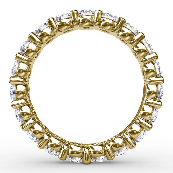Chunky Shared Prong Eternity Band