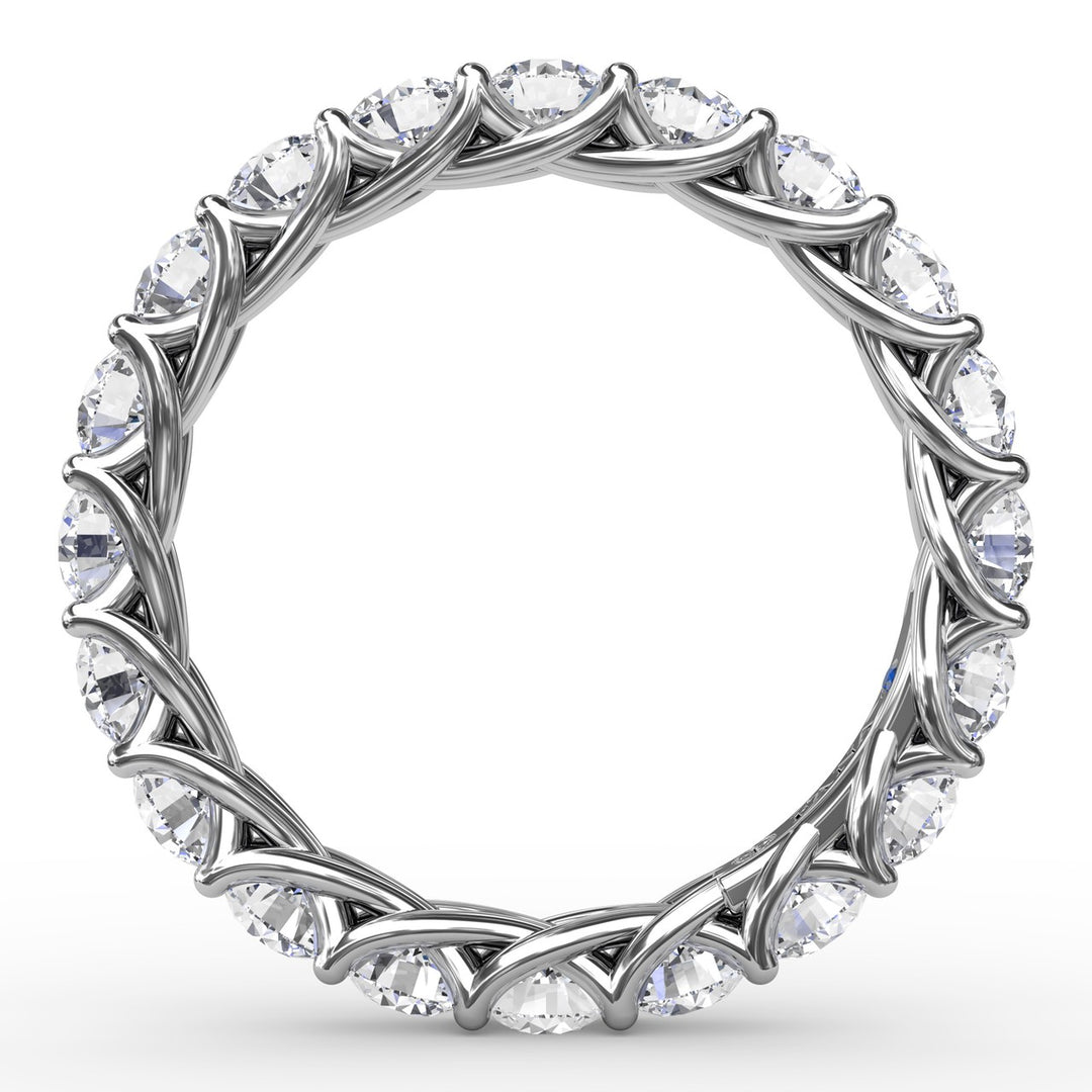 2.54ct Woven Eternity Band