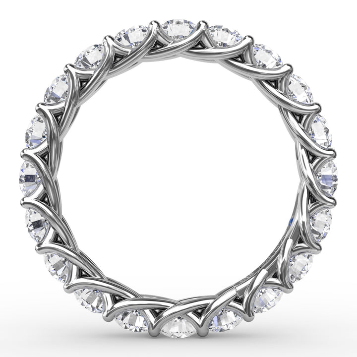 2.54ct Woven Eternity Band