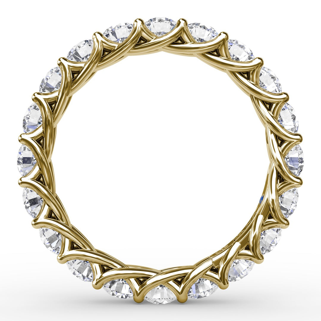 2.54ct Woven Eternity Band