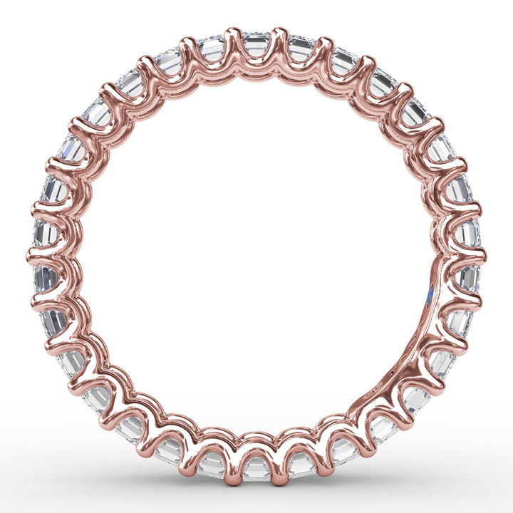 2.39ct Emerald Cut Eternity Band