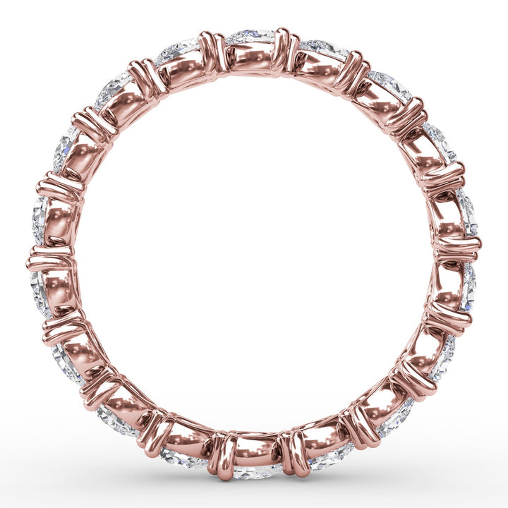 Diamond Pear Eternity Band