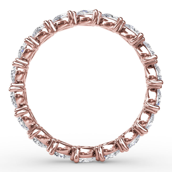 Diamond Pear Eternity Band