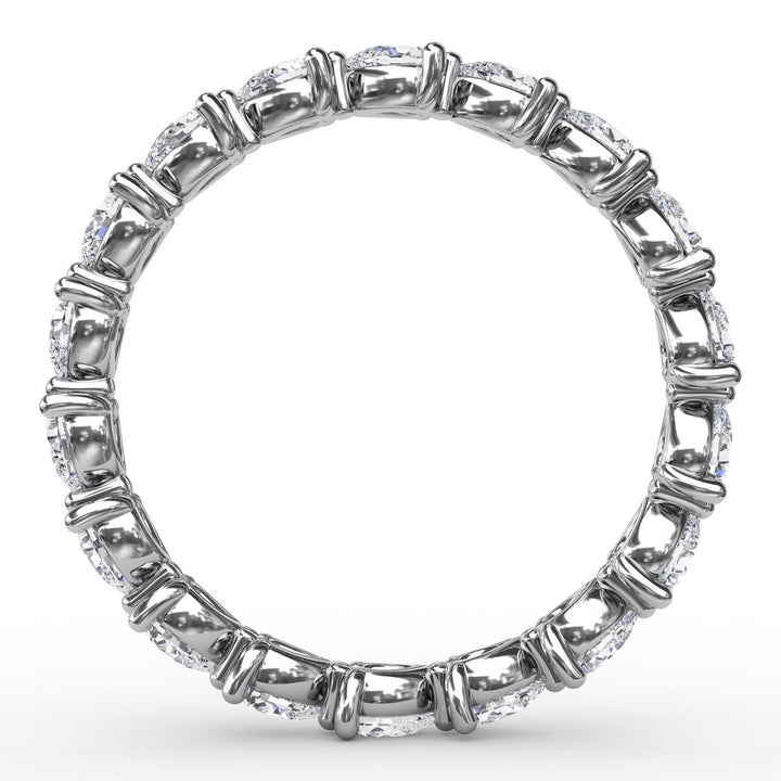 Diamond Pear Eternity Band