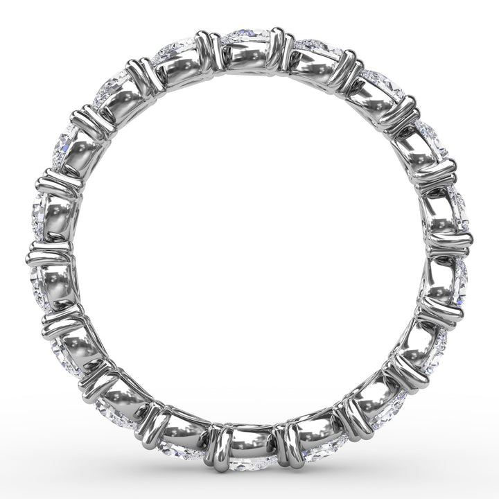 Diamond Pear Eternity Band