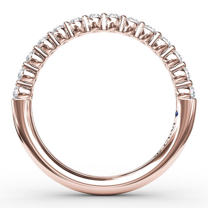 Single Prong Set Anniversary Band