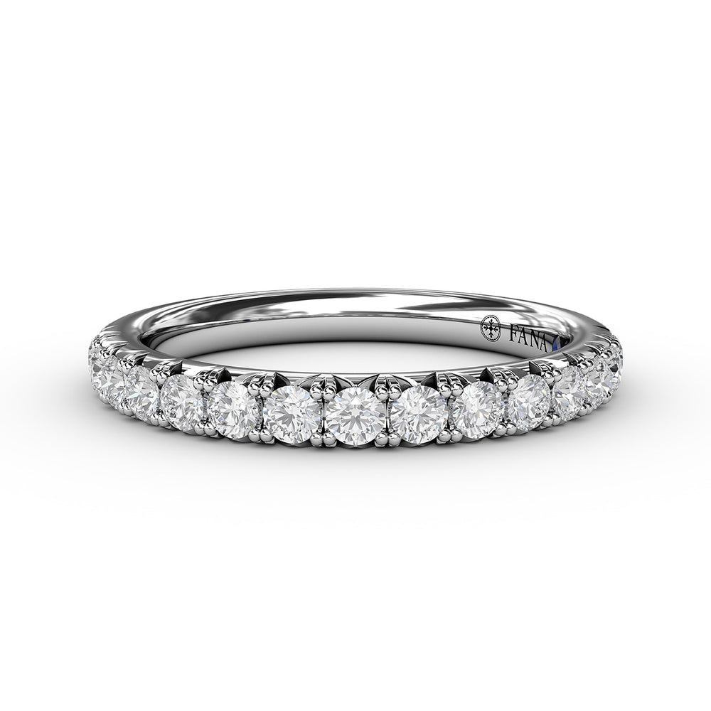 French Pave Set Anniversary Band