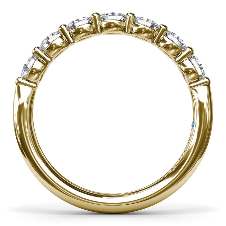 Angelic Oval Diamond Band
