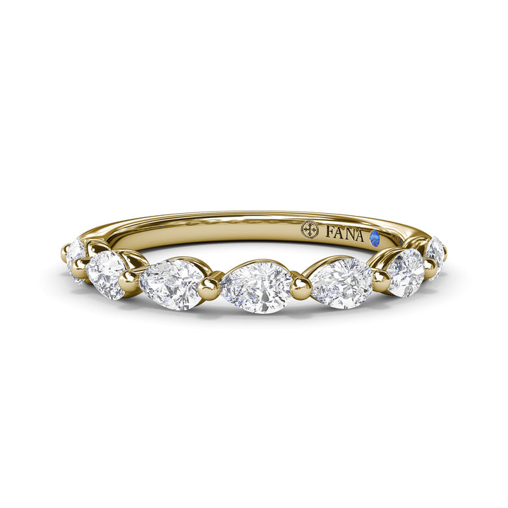 Angelic Pear Diamond Band