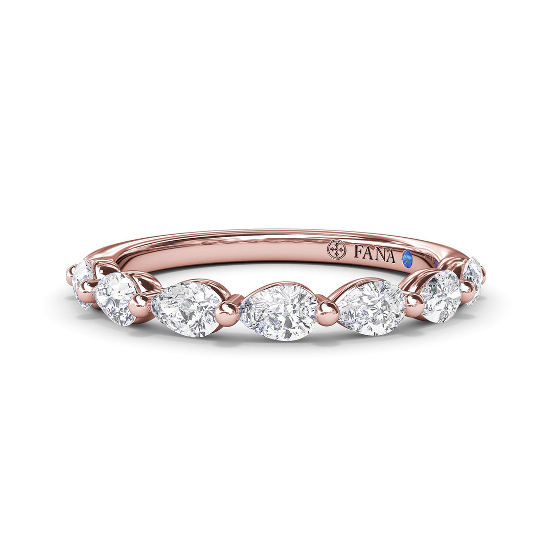 Angelic Pear Diamond Band