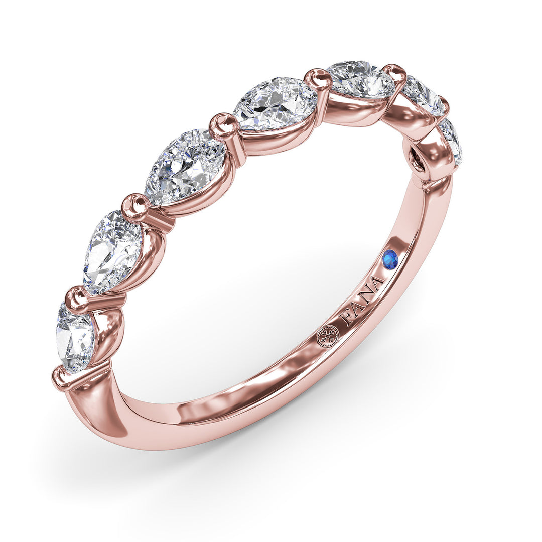 Angelic Pear Diamond Band