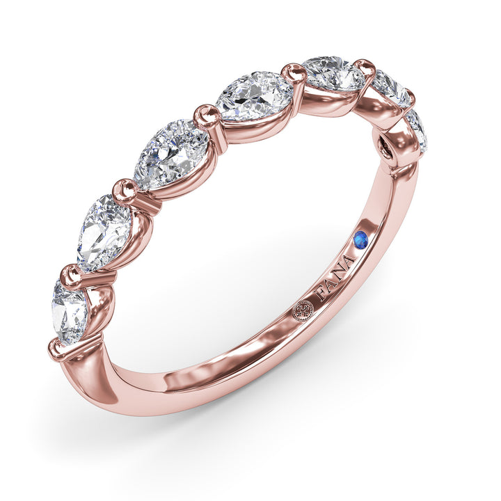 Angelic Pear Diamond Band