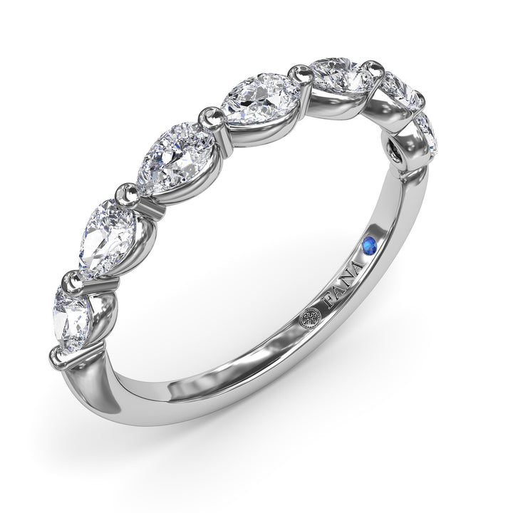 Angelic Pear Diamond Band